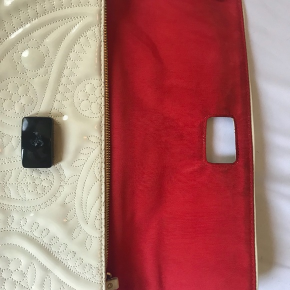 Vintage Kate Space Patent Leather Clutch - Picture 3 of 5